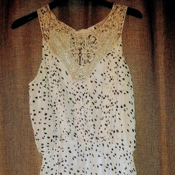 Buffalo David Bitton Pale Daisy Hearts Y2K Dress, Sz L - Picture 4 of 14
